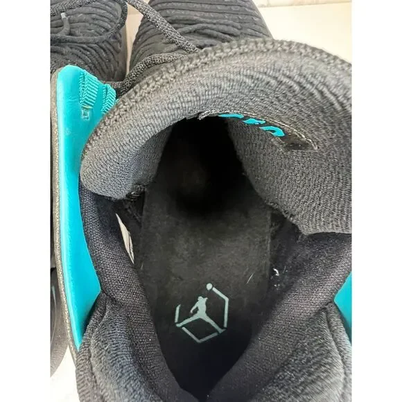 Nike Air‎ Jordan XXXII 32 CEO Black Rapid Teal White Size 12 Men's Sneakers - Picture 4 of 11